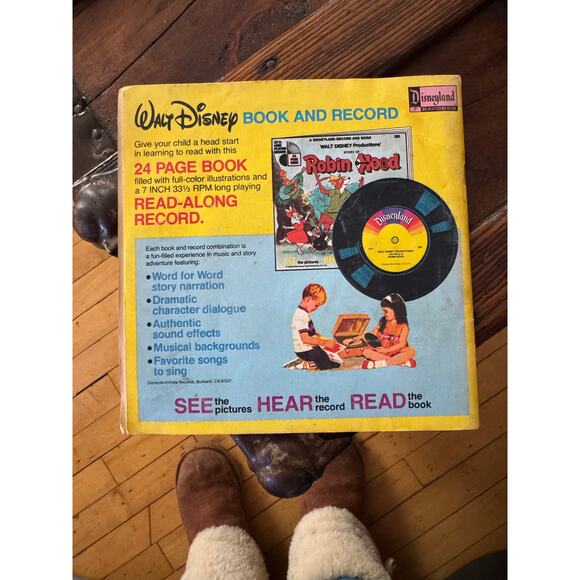 Vtg 1978 The Story Of The Wizard Of Oz Book And Record - Picture 2 of 3